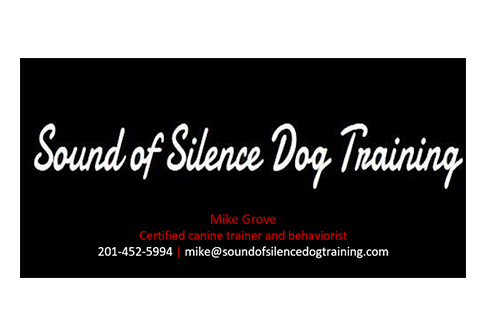 Sound of Silence Dog Training - Mike Grove - Certified canine trainer and behaviorist - 201-452-5994 - mike@soundofsilencedogtraining.com